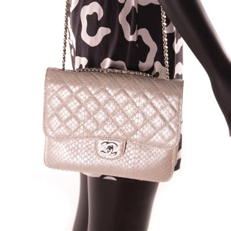 chanel python mini|authentic chanel python bags.